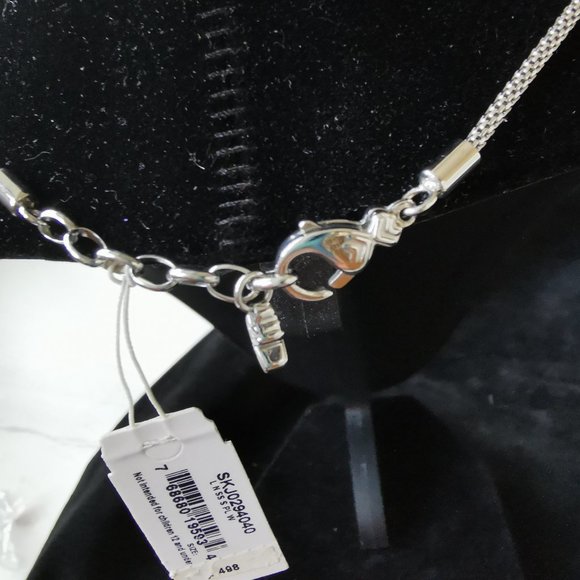 Skagen silver necklace with lake pearl drop - Picture 4 of 4